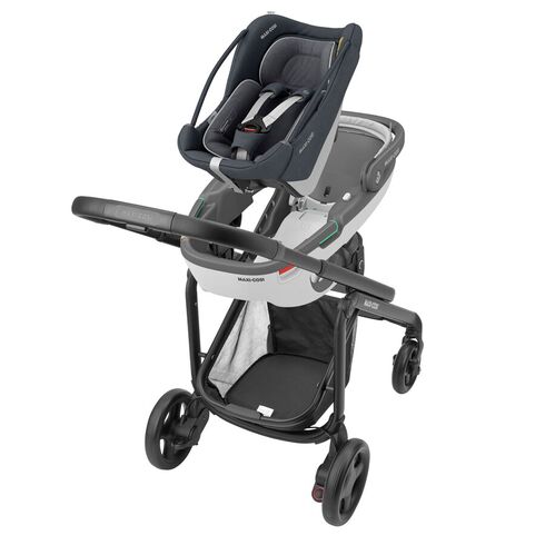 Cos Auto I-Size Coral 360 + Baza FamilyFix 360 Maxi-Cosi Essential Graphite, Culoare: Gri/Negru, Grupa: 0-13kg (0 luni - 12 luni) - poza 7 - ExclusivMAG.ro
