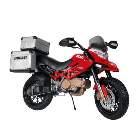 Motocicleta electrica Peg Perego Ducati Enduro, 12V, 3 ani +, Negru / Rosu,poza 2  - ExclusivMAG.ro Motocicleta electrica Peg Perego Ducati Enduro, 12V, 3 ani +, Negru / Rosu,poza 2