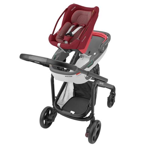 Cos Auto I-Size Coral 360 + Baza FamilyFix 360 Maxi-Cosi Essential Red, Culoare: Rosu, Grupa: 0-13kg (0 luni - 12 luni) - poza 8 - ExclusivMAG.ro