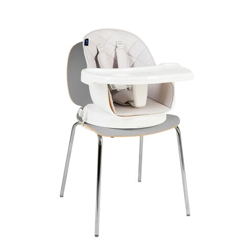 Scaun de masa 3 in 1 Juju Eat&Twist, Gri, Culoare: Gri,poza 4  - ExclusivMAG.ro Scaun de masa 3 in 1 Juju Eat&Twist, Gri, Culoare: Gri,poza 4