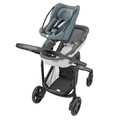Cos Auto I-Size Coral 360 + Baza FamilyFix 360 Maxi-Cosi Essential Grey, Culoare: Gri, Grupa: 0-13kg (0 luni - 12 luni) - poza 7 - ExclusivMAG.ro