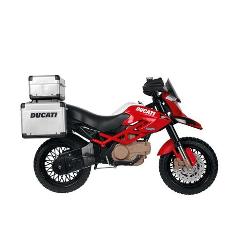 Motocicleta electrica Peg Perego Ducati Enduro, 12V, 3 ani +, Negru / Rosu,poza 3  - ExclusivMAG.ro Motocicleta electrica Peg Perego Ducati Enduro, 12V, 3 ani +, Negru / Rosu,poza 3