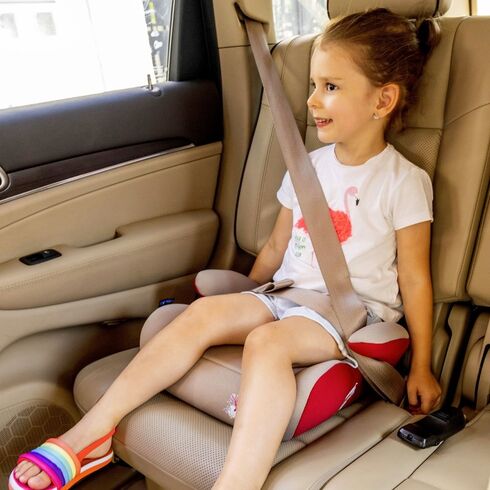 Inaltator auto Juju Jazzy Booster, Bej-Bordo, Culoare: Crem, Grupa: 22-36kg (6 ani - 12 ani),poza 3  - ExclusivMAG.ro Inaltator auto Juju Jazzy Booster, Bej-Bordo, Culoare: Crem, Grupa: 22-36kg (6 ani - 12 ani),poza 3