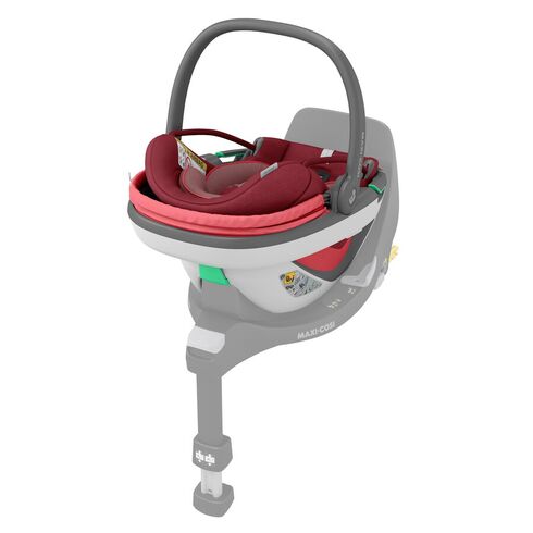 Cos Auto I-Size Coral 360 + Baza FamilyFix 360 Maxi-Cosi Essential Red, Culoare: Rosu, Grupa: 0-13kg (0 luni - 12 luni) - poza 3 - ExclusivMAG.ro