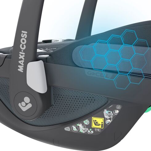 Scaun Auto I-Size Pebble 360 + Baza FamilyFix 360 Maxi-Cosi Essential Graphite, Culoare: Gri, Grupa: 0-13kg (0 luni - 12 luni),poza 8  - ExclusivMAG.ro Scaun Auto I-Size Pebble 360 + Baza FamilyFix 360 Maxi-Cosi Essential Graphite, Culoare: Gri, Grupa: 0-13kg (0 luni - 12 luni),poza 8