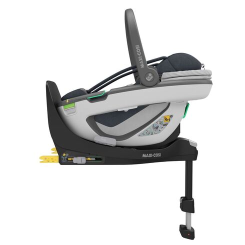 Cos Auto I-Size Coral 360 + Baza FamilyFix 360 Maxi-Cosi Essential Graphite, Culoare: Gri/Negru, Grupa: 0-13kg (0 luni - 12 luni) - poza 2 - ExclusivMAG.ro