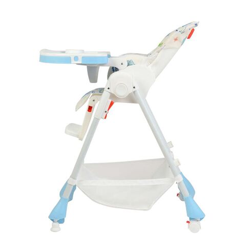 Scaun de masa Juju Eat&Joy, Elephants, Culoare: Albastru,poza 4