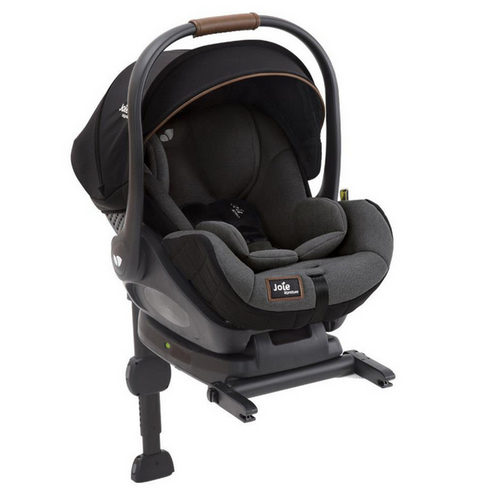 Scoica auto inclinabila Joie i-Size i-Level Noir, colectia Signature, nastere-85 cm, Culoare: Gri/Negru, Grupa: 0-13kg (0 luni - 12 luni)  - ExclusivMAG.ro
