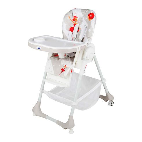Scaun de masa Juju Eat&Joy, Ballerina, Culoare: Alb/Gri