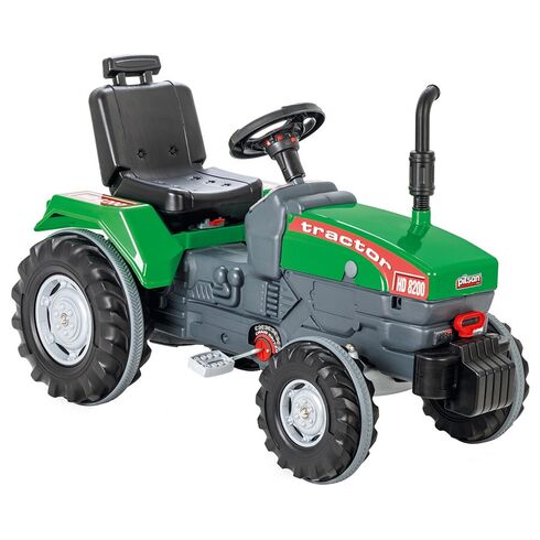 Tractor cu pedale Pilsan Super 07-294 green, Culoare: Verde,poza 2