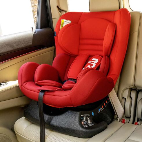 Scaun Auto Juju Little Rider, Rosu-Bordo, Culoare: Rosu, Grupa: 0-18kg (0 luni - 4 ani),poza 3