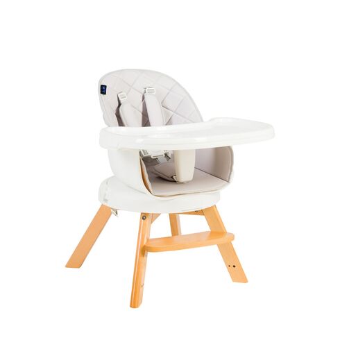 Scaun de masa 3 in 1 Juju Eat&Twist, Gri, Culoare: Gri,poza 3  - ExclusivMAG.ro Scaun de masa 3 in 1 Juju Eat&Twist, Gri, Culoare: Gri,poza 3