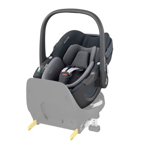 Scaun Auto I-Size Pebble 360 + Baza FamilyFix 360 Maxi-Cosi Essential Graphite, Culoare: Gri, Grupa: 0-13kg (0 luni - 12 luni)