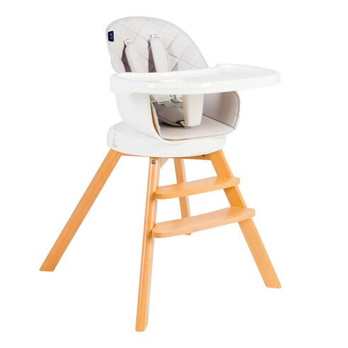 Scaun de masa 3 in 1 Juju Eat&Twist, Gri, Culoare: Gri