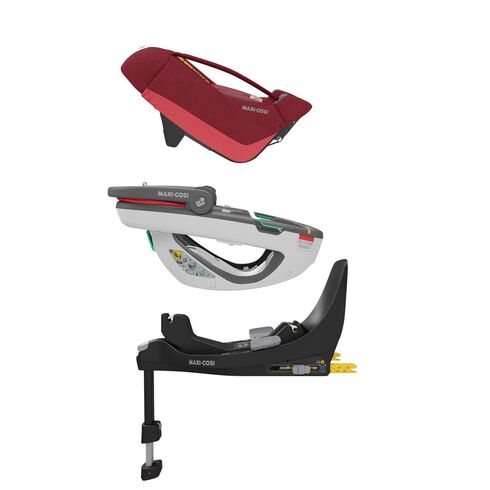 Cos Auto I-Size Coral 360 + Baza FamilyFix 360 Maxi-Cosi Essential Red, Culoare: Rosu, Grupa: 0-13kg (0 luni - 12 luni) - poza 6 - ExclusivMAG.ro