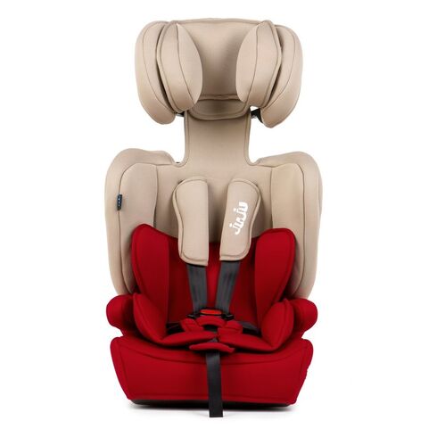 Scaun Auto Juju Safe Rider, Bej-Bordo, Culoare: Crem, Grupa: 9-36kg (9 luni - 12 ani),poza 4