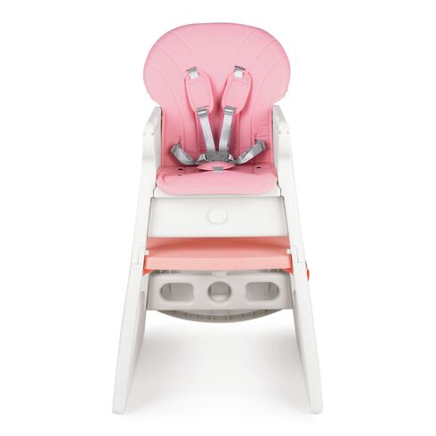 Scaun de masa transformabil Juju Eat&Play V2, Roz, Culoare: Roz,poza 3