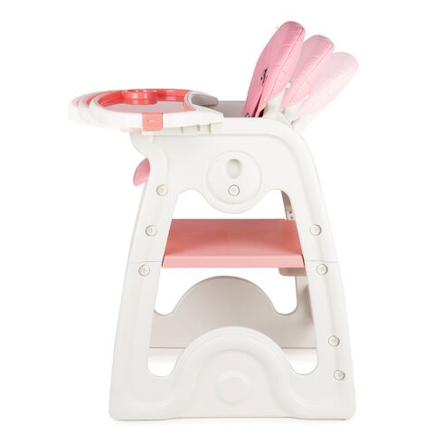 Scaun de masa transformabil Juju Eat&Play V2, Roz, Culoare: Roz,poza 5