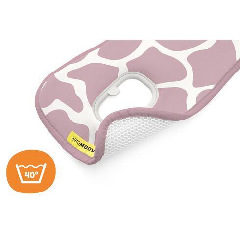 Protectie Antitranspiratie Scaun Auto GR 0 + Bumbac Organic Giraph Candy Aeromoov - poza 4 - ExclusivMAG.ro
