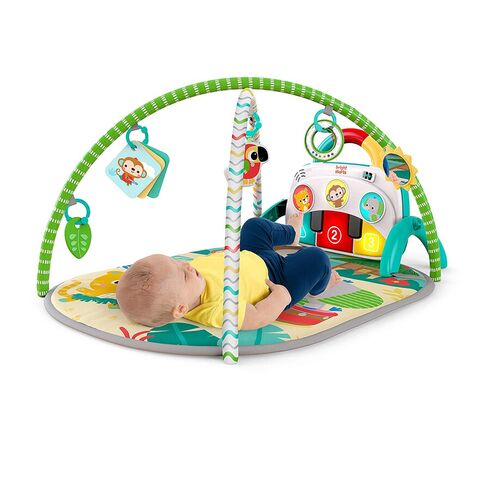 Salteluta de activitati 4 in 1 Bright Starts Groovin' Kicks Tropical Safari,poza 2