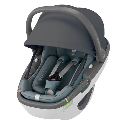 Cos Auto I-Size Coral 360 + Baza FamilyFix 360 Maxi-Cosi Essential Grey, Culoare: Gri, Grupa: 0-13kg (0 luni - 12 luni) - poza 6 - ExclusivMAG.ro