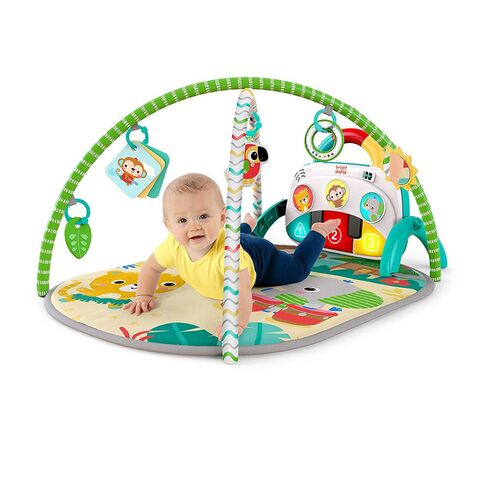 Salteluta de activitati 4 in 1 Bright Starts Groovin' Kicks Tropical Safari,poza 3