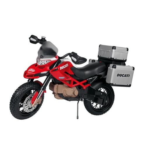 Motocicleta electrica Peg Perego Ducati Enduro, 12V, 3 ani +, Negru / Rosu