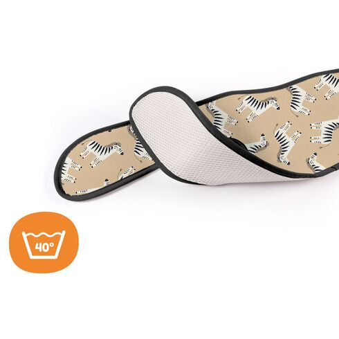 Protectie Antitranspiratie Scaun Auto GR 2-3 (w-legs) BBC Organic Zebra's Aeromoov,poza 5