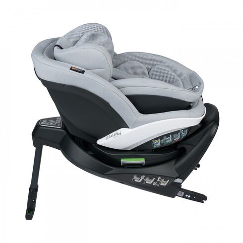 Scaun auto rotativ BeSafe iZi Turn B i-Size - Peak Mesh, Culoare: Gri deschis, Grupa: 0-18kg (0 luni - 4 ani),poza 2  - ExclusivMAG.ro Scaun auto rotativ BeSafe iZi Turn B i-Size - Peak Mesh, Culoare: Gri deschis, Grupa: 0-18kg (0 luni - 4 ani),poza 2