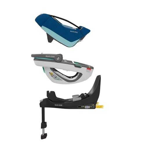 Cos Auto I-Size Coral 360 + Baza FamilyFix 360 Maxi-Cosi Essential Blue, Culoare: Blue, Grupa: 0-13kg (0 luni - 12 luni) - poza 5 - ExclusivMAG.ro