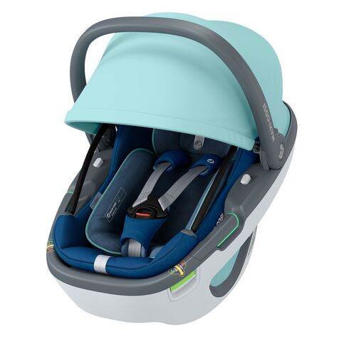 Cos Auto I-Size Coral 360 + Baza FamilyFix 360 Maxi-Cosi Essential Blue, Culoare: Blue, Grupa: 0-13kg (0 luni - 12 luni) - poza 2 - ExclusivMAG.ro