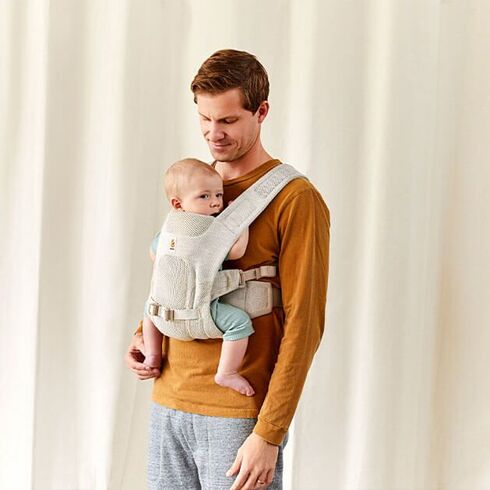 Marsupiu Ergobaby Aerloom Sand, Culoare: Bej - poza 3 - ExclusivMAG.ro