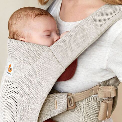 Marsupiu Ergobaby Aerloom Sand, Culoare: Bej - poza 2 - ExclusivMAG.ro