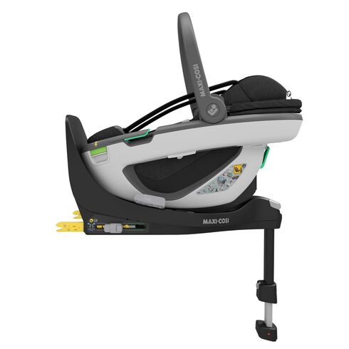 Cos Auto I-Size Coral 360 + Baza FamilyFix 360 Maxi-Cosi Essential Black, Culoare: Negru, Grupa: 0-13kg (0 luni - 12 luni),poza 4  - ExclusivMAG.ro Cos Auto I-Size Coral 360 + Baza FamilyFix 360 Maxi-Cosi Essential Black, Culoare: Negru, Grupa: 0-13kg (0 luni - 12 luni),poza 4