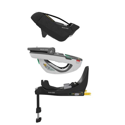 Cos Auto I-Size Coral 360 + Baza FamilyFix 360 Maxi-Cosi Essential Black, Culoare: Negru, Grupa: 0-13kg (0 luni - 12 luni),poza 6  - ExclusivMAG.ro Cos Auto I-Size Coral 360 + Baza FamilyFix 360 Maxi-Cosi Essential Black, Culoare: Negru, Grupa: 0-13kg (0 luni - 12 luni),poza 6