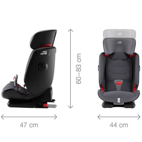 Scaun auto Advansafix IV R Cool Flow Blue Britax-Romer - poza 4 - ExclusivMAG.ro