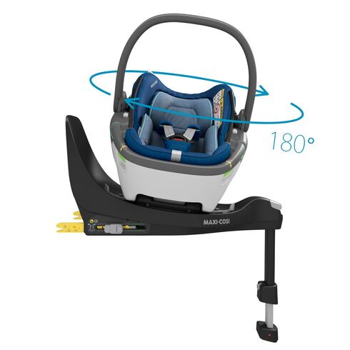 Cos Auto I-Size Coral 360 + Baza FamilyFix 360 Maxi-Cosi Essential Blue, Culoare: Blue, Grupa: 0-13kg (0 luni - 12 luni) - poza 4 - ExclusivMAG.ro