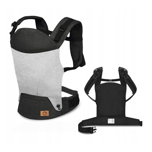 Marsupiu 2 in 1 Lionelo Margareet, Urban Grey, Culoare: Gri deschis  - ExclusivMAG.ro