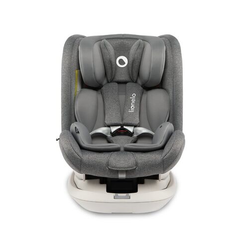 Scaun auto Isofix Lionelo Bastiaan RWF rotativ 360 grade 0-36 kg Stone, Culoare: Gri deschis, Grupa: 0-36kg (0 luni - 12 ani),poza 2
