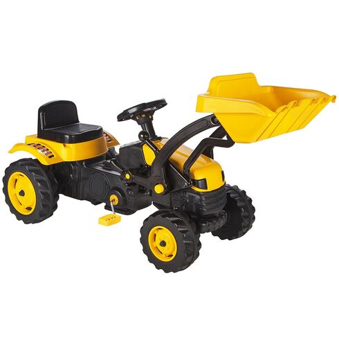 Tractor cu pedale Pilsan Active with Loader 07-315 yellow, Culoare: Galben,poza 3