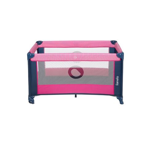 Patut pliant cu un nivel Lionelo Stefi Rose din Metal, Poliester, 120x60 cm, Roz, Culoare: Roz, Dimensiuni: 120x60 - poza 5 - ExclusivMAG.ro