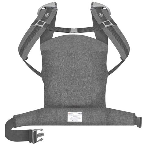 Marsupiu 2 in 1 Lionelo Margareet, Wave, Culoare: Gri,poza 5