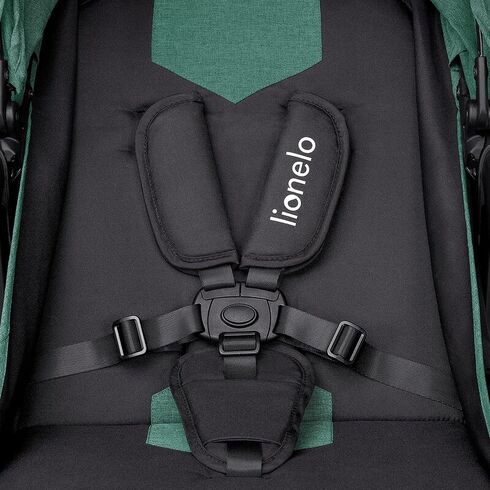 Carucior sport Lionelo Zoey Cadru din aluminiu, Verde, Culoare: Verde,poza 9