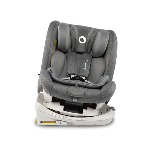 Scaun auto Isofix Lionelo Bastiaan RWF rotativ 360 grade 0-36 kg Stone, Culoare: Gri deschis, Grupa: 0-36kg (0 luni - 12 ani),poza 4