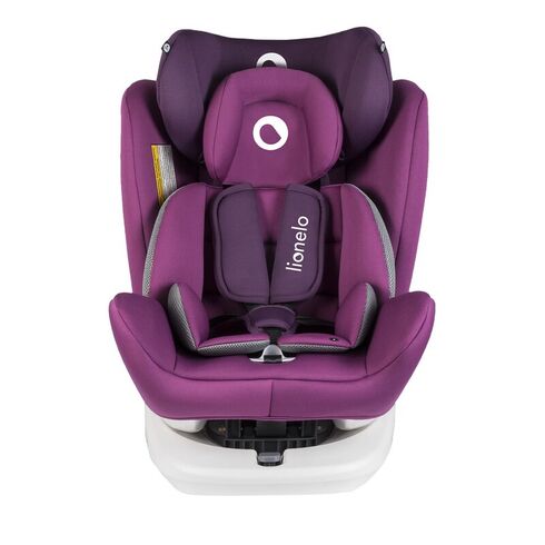 Scaun auto Isofix Lionelo Bastiaan rotativ 360 grade 0-36 kg Violet, Culoare: Violet, Grupa: 0-36kg (0 luni - 12 ani),poza 2