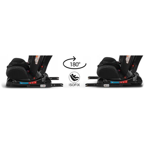 Scaun auto Lionelo Sander, cu prindere Isofix pe ambele parti, 0-36 kg, Black, Culoare: Negru, Grupa: 0-36kg (0 luni - 12 ani),poza 7