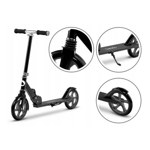 Trotineta Luca Pliabila, Negru Lionelo, Culoare: Negru,poza 9