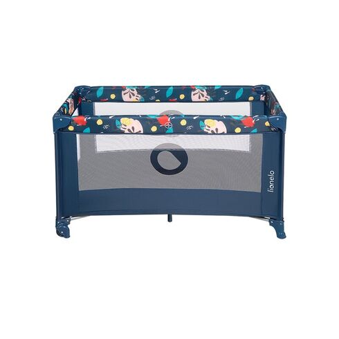 Patut pliant cu un nivel Lionelo Stefi Navy din Metal, Poliester, 120x60 cm, Albastru, Culoare: Albastru, Dimensiuni: 120x60,poza 3