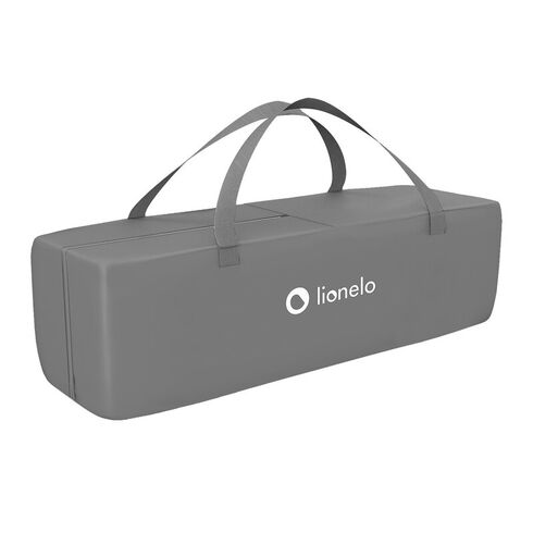 Patut pliant cu un nivel Lionelo Stefi Concrete din Metal, Poliester, 120x60 cm, Gri, Culoare: Gri, Dimensiuni: 120x60,poza 11