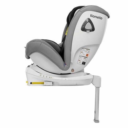 Scaun auto Lionelo Braam, rotativ 360 grade, cu Isofix, 0-36 kg, Stone, Culoare: Gri/Negru, Grupa: 0-36kg (0 luni - 12 ani),poza 7  - ExclusivMAG.ro Scaun auto Lionelo Braam, rotativ 360 grade, cu Isofix, 0-36 kg, Stone, Culoare: Gri/Negru, Grupa: 0-36kg (0 luni - 12 ani),poza 7